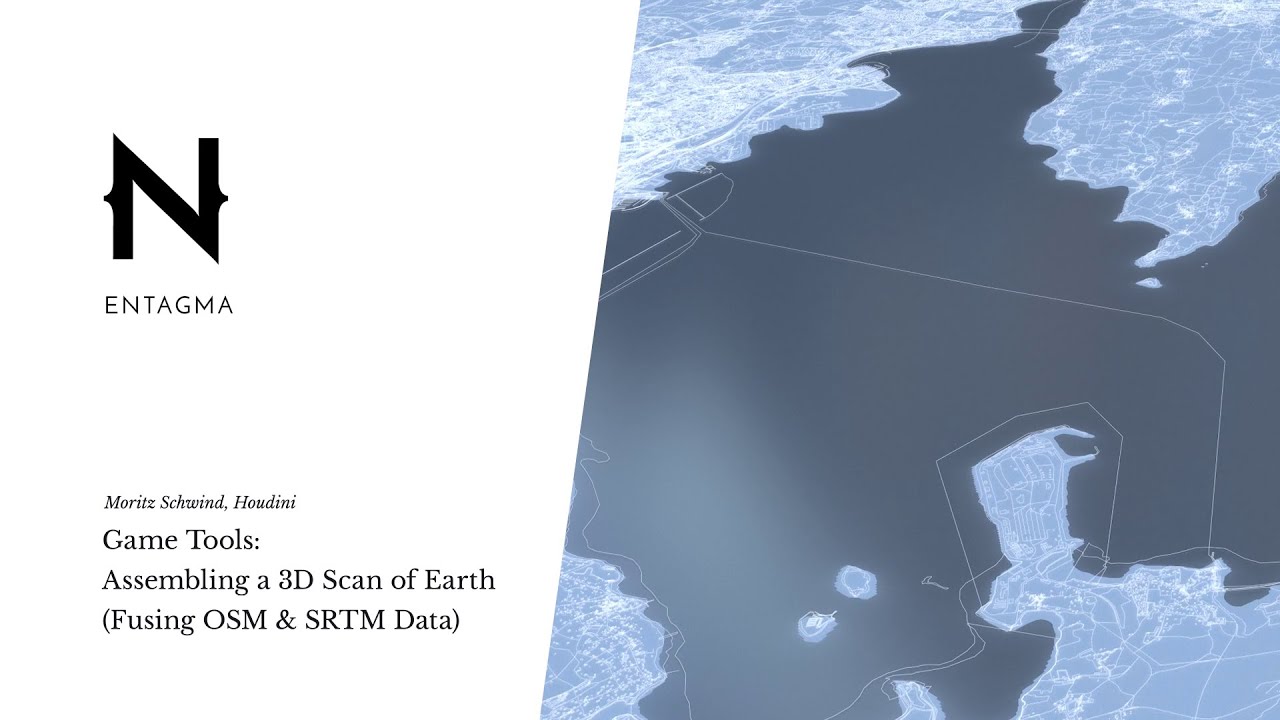 Houdini Game Tools  Assembling a 3D Scan Of The Earth