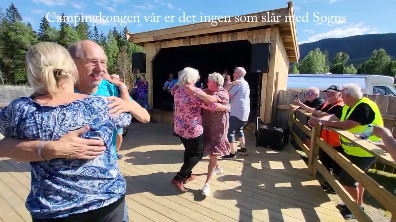 Kristian Roen hylles med Sogns campingkongen vår er det ingen som slår Dansnytt Vigdis og Jan Tore