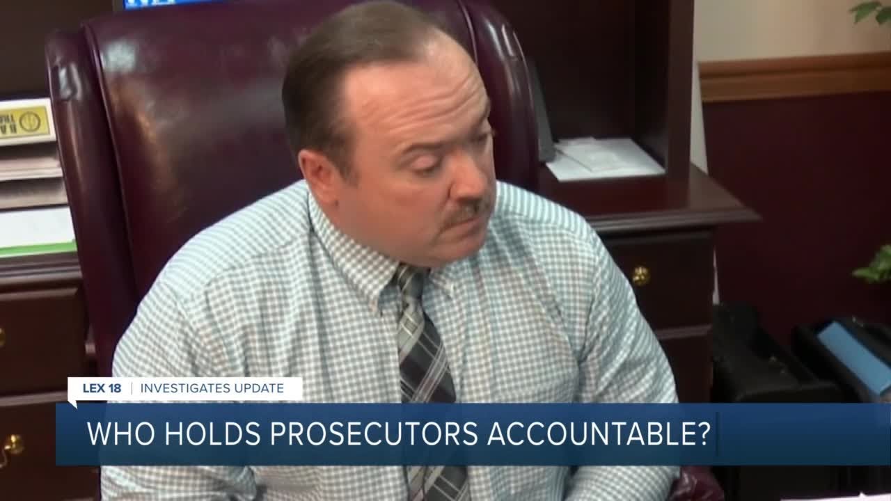 Who holds prosecutors accountable?