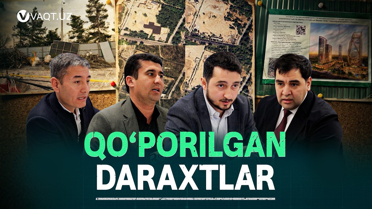 “Toshkentda daraxtlar jamoat eshituvisiz qo‘porilgan” — ekopolitsiya
