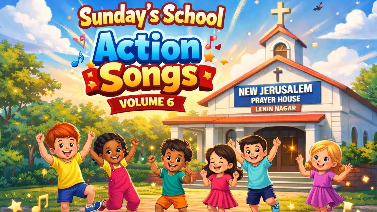 Sunday's School Action Songs | Volume - 6 | New Jerusalem | Lenin Nagar | Bro.Joseph(GS) | LHM Krupa