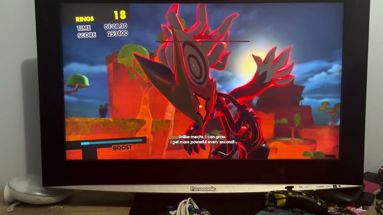 Sonic Forces episode 9 ￼second boss infinite ￼