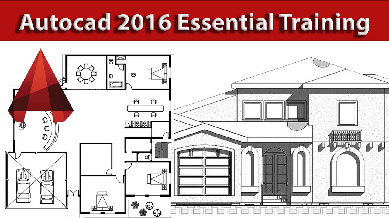 Autocad 2016 Essential Training Tutorial 1 Getting Started User Interface