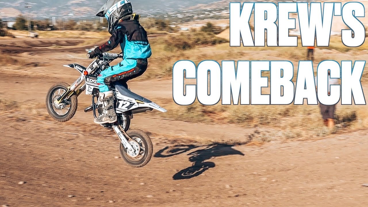 KIDS FIRST DIRT BIKE RACE | RACING ON A DIRT BIKE FOR THE FIRST TIME IN A YEAR | KIDS MOTOCROSS