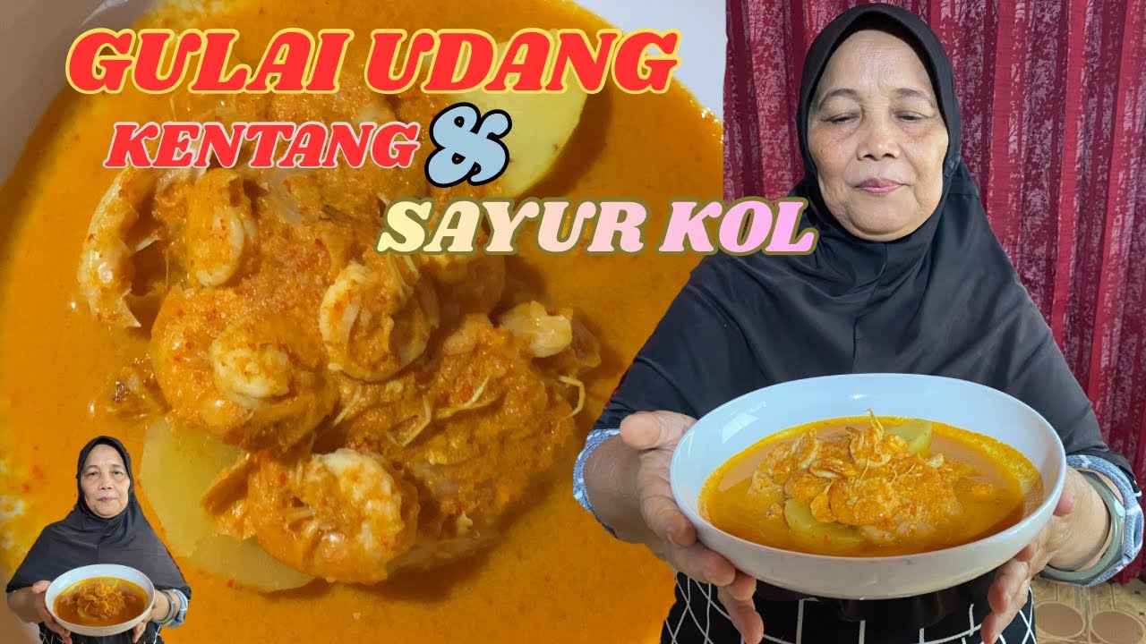 Resep Gulai Udang Kentang dan Sayur Kol ala Rumahan #gulaiudang #masakanrumahan