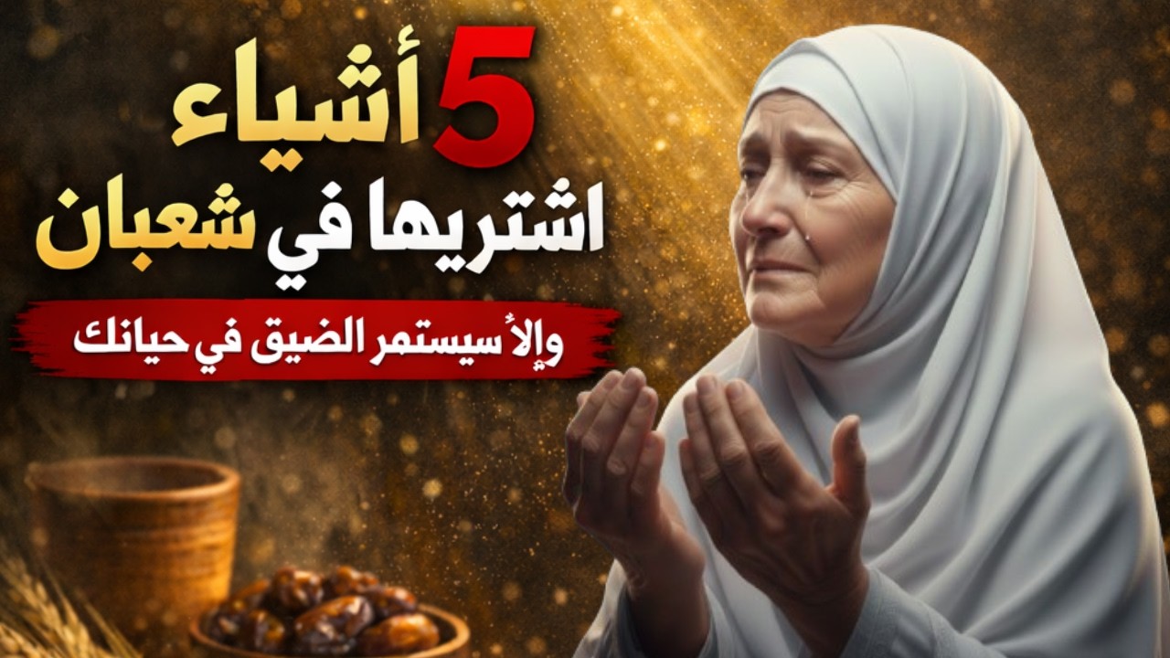 5 أشياء احذر منها في شهر شعبان – أسرار خطيرة تمنع الرزق والبركة من حياتك