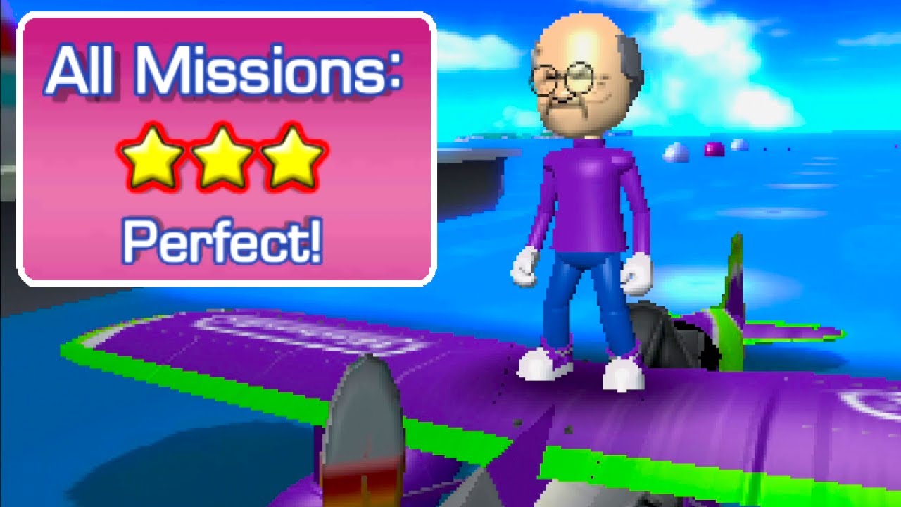 Pilotwings Resort (3DS) Mission Flight Mode 100% - All Perfect Ratings