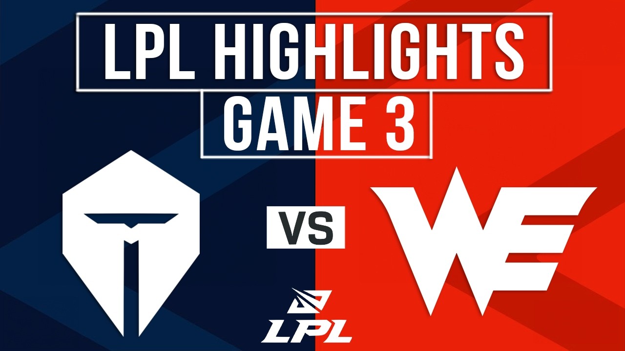 TES vs WE Highlights Game 3 | LPL 2026 Split 1 Playoffs | Top Esports vs Team WE