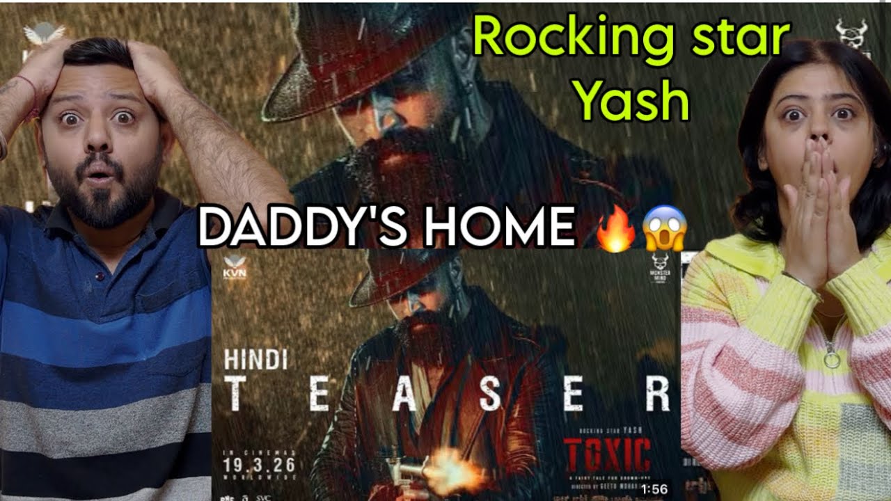 Toxic Official Hindi Teaser Reaction | Rocking Star Yash | Geetu Mohandas | KVN | 