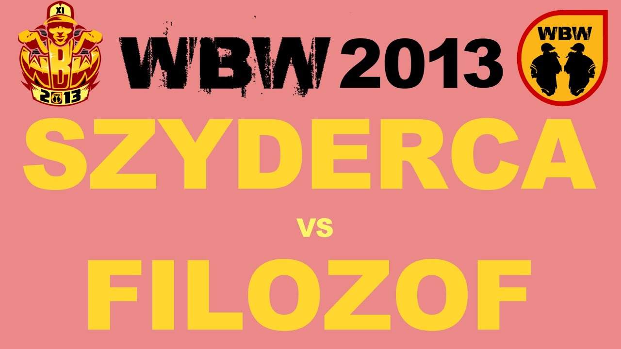 Szyderca 🆚 Filozof 🎤 WBW 2013 el.2 (freestyle rap battle) Finał