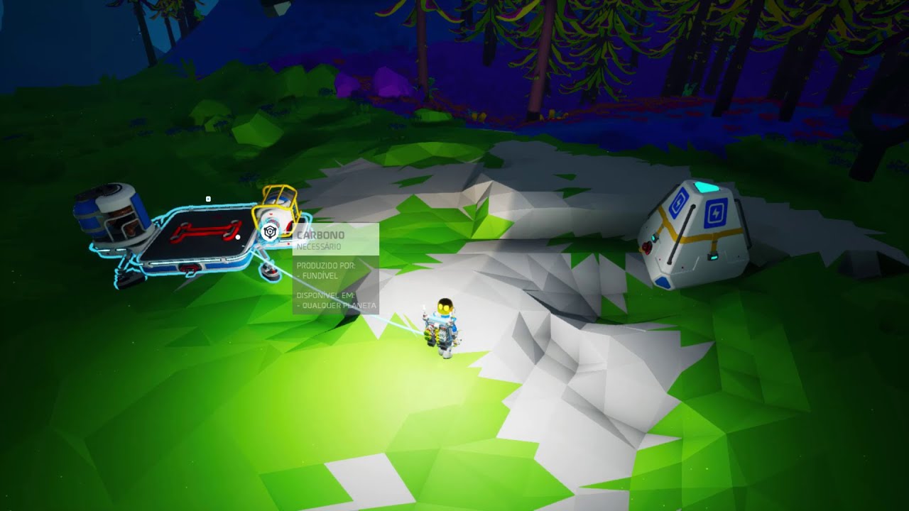 Astroneer - Como abrir o Auxílio à Pesquisa Exo Dynamics (começo de jogo)
