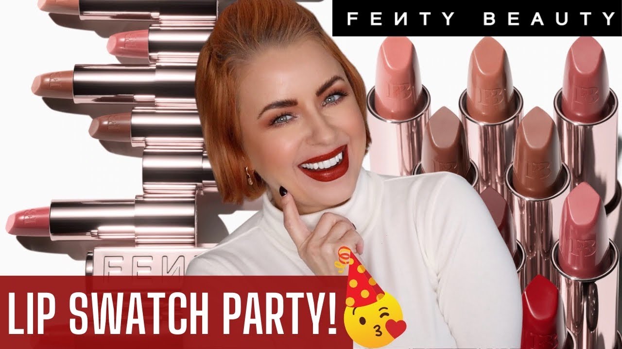 NEW FENTY ICON Semi-Matte Refillable Lipstick | LIP SWATCHES | Steff's Beauty Stash