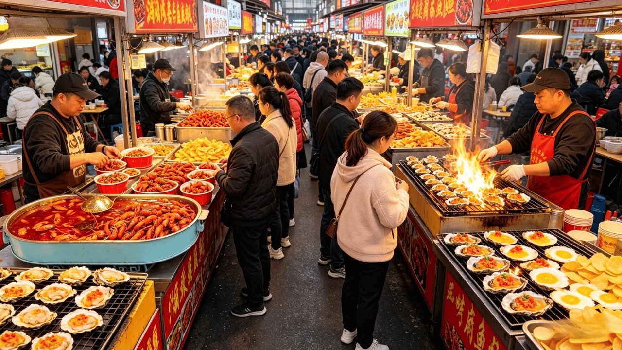 China&rsquo;s MOST Underrated Food City?! Night Market Street Food in Kaili, Guizhou 4K HDR