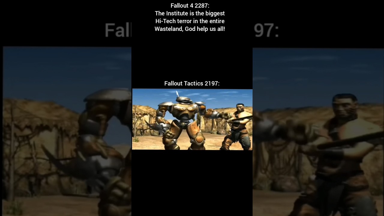 The Institute's Got NOTHING on The Calculator's Army. #fallouttactics #fallout4 #comparison #memes