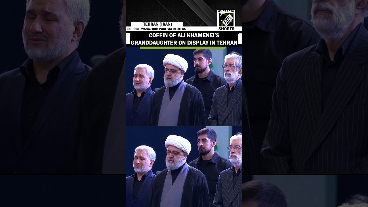 Watch! Coffin of Khamenei&rsquo;s granddaughter on display at Imam Khomeini Grand Mosalla