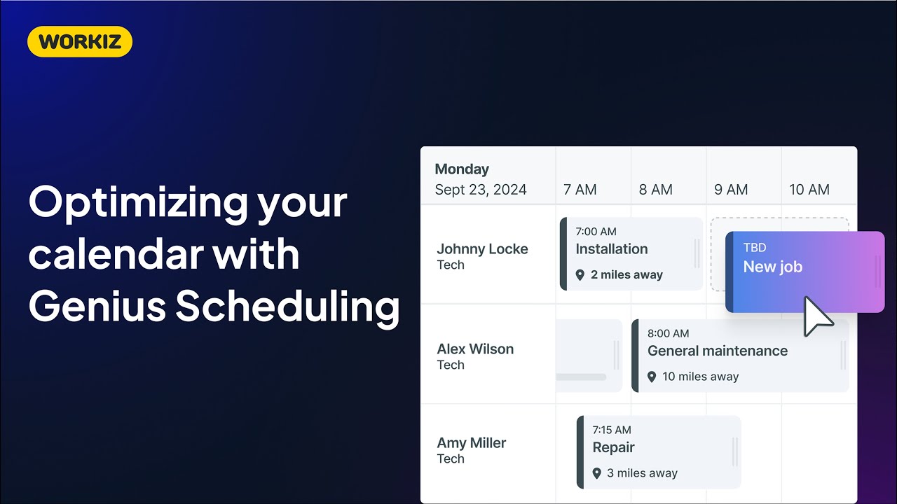 How to Use AI for Field Service Scheduling | Workiz Genius