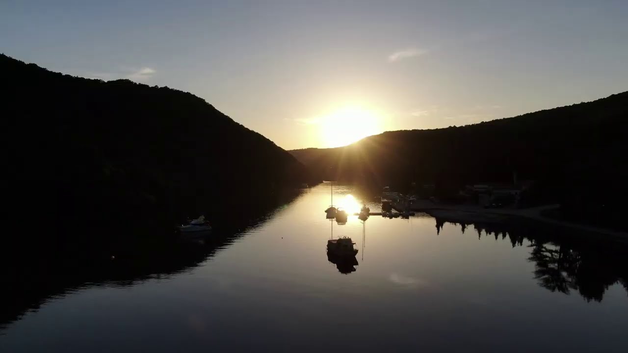 Limfjord Kroatien - Limski Kanal - Limbay Croatia - Drone 4K Kroatien