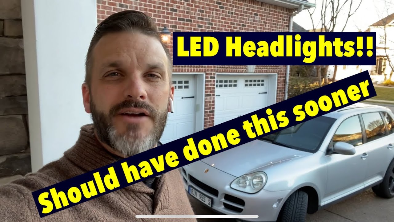Changing Headlights Porsche Cayenne S LED Custom EBAY Amazon