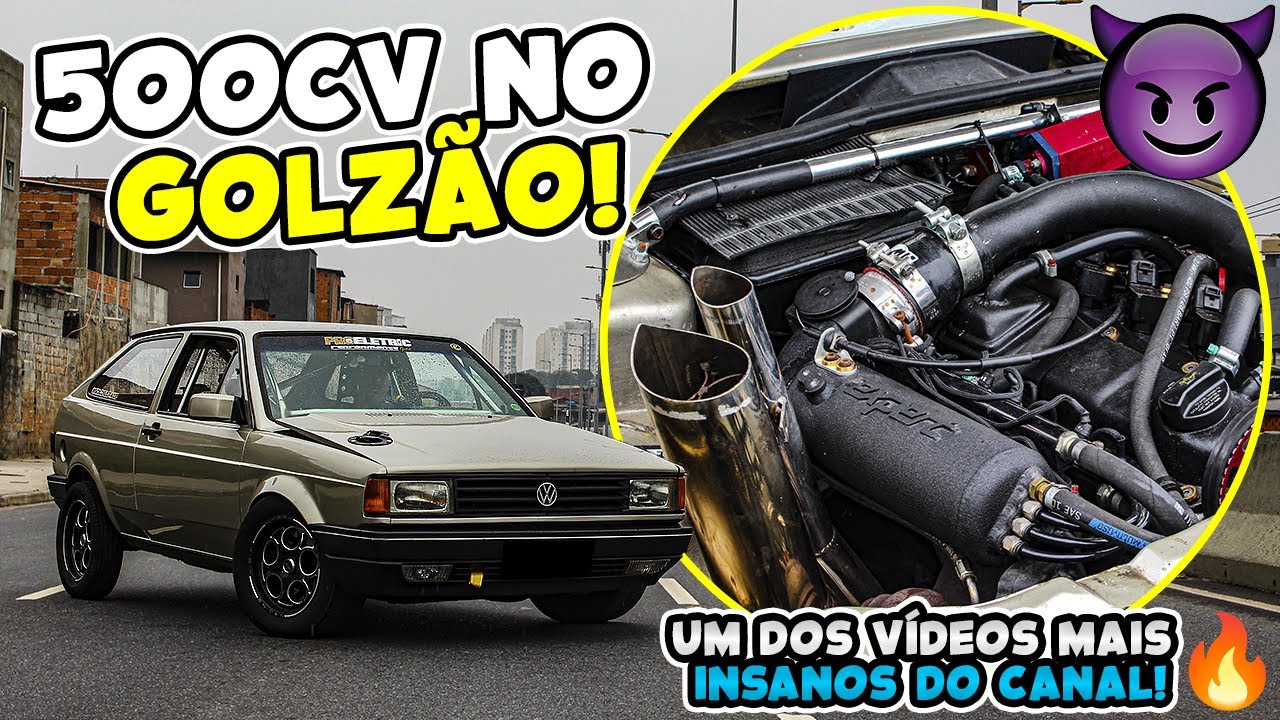 ACELERANDO NO MODO SOVIÉTICO DE GOL TURBO DE 500CV