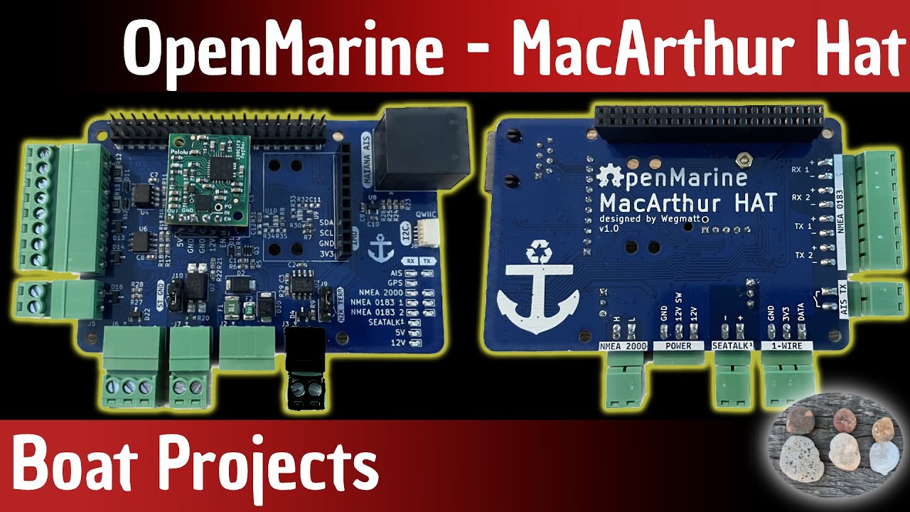 OpenMarine — MacArthur Hat Project — плата для подключения вашего Pi к морской электронике