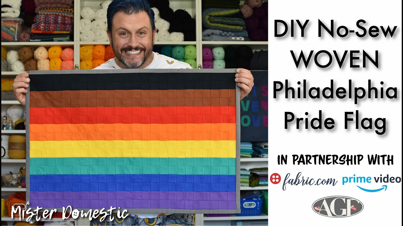 How to Make a DIY Woven Philadelphia Pride Flag with Mx Domestic