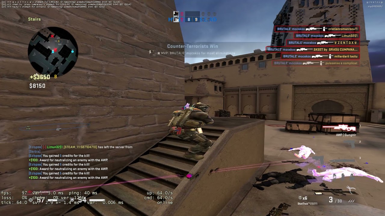 gamesense.pub / skeet.cc hvh highlights. (cfg in desc)