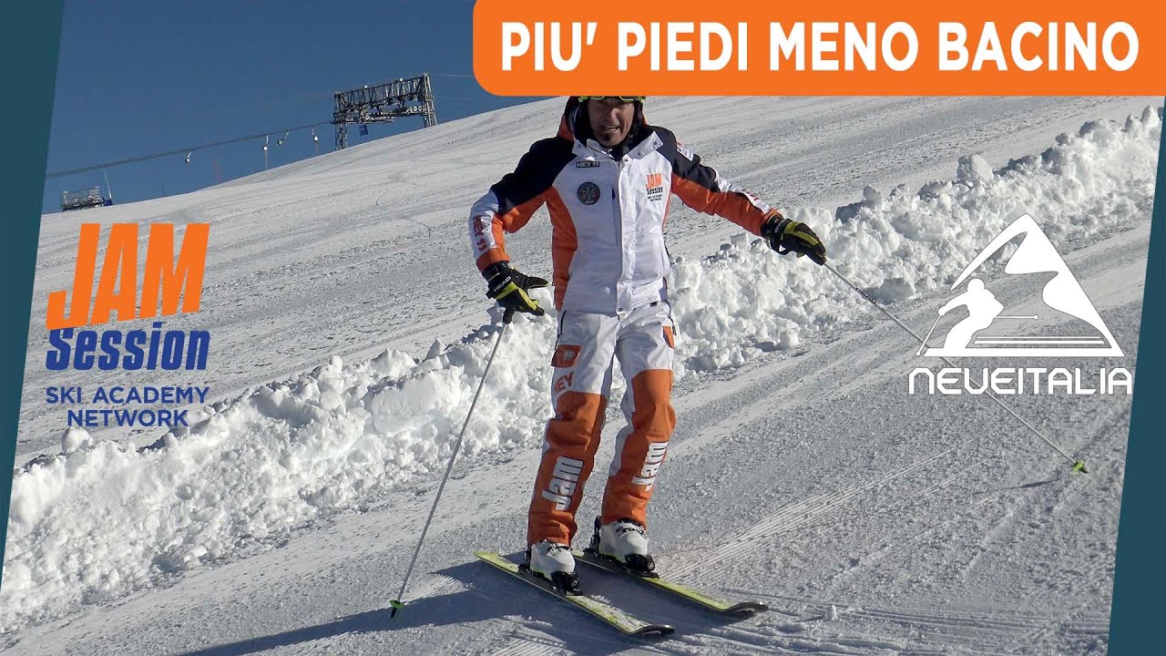 Più piedi, meno bacino - Corso di sci