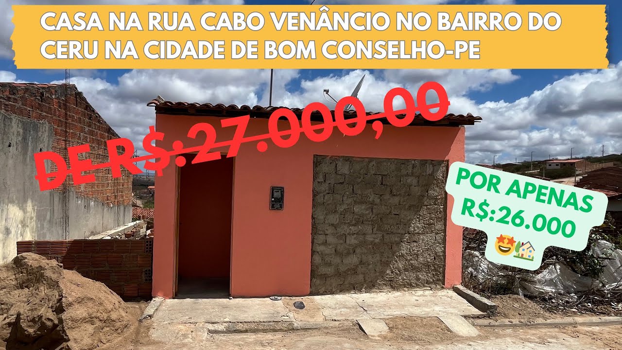 CASA BARATA NO BAIRRO DO CERU