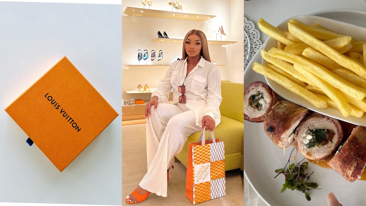 Luxury unboxing| Resturant review| #thewhitehouseonnicole  | Louis Vuitton reversible belt |SA 🇿🇦
