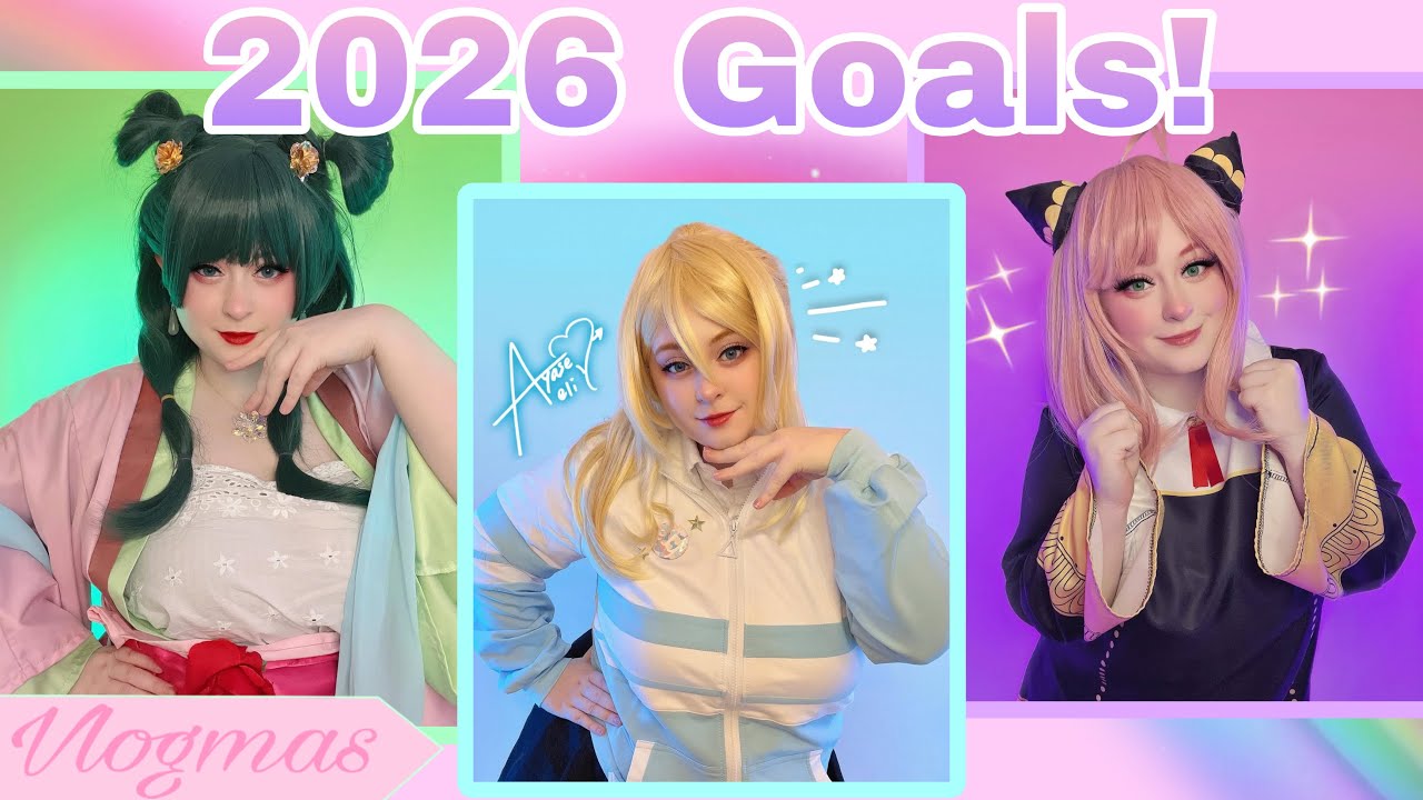 Vlogmas, день 20: Мои цели в косплее на 2026 год!