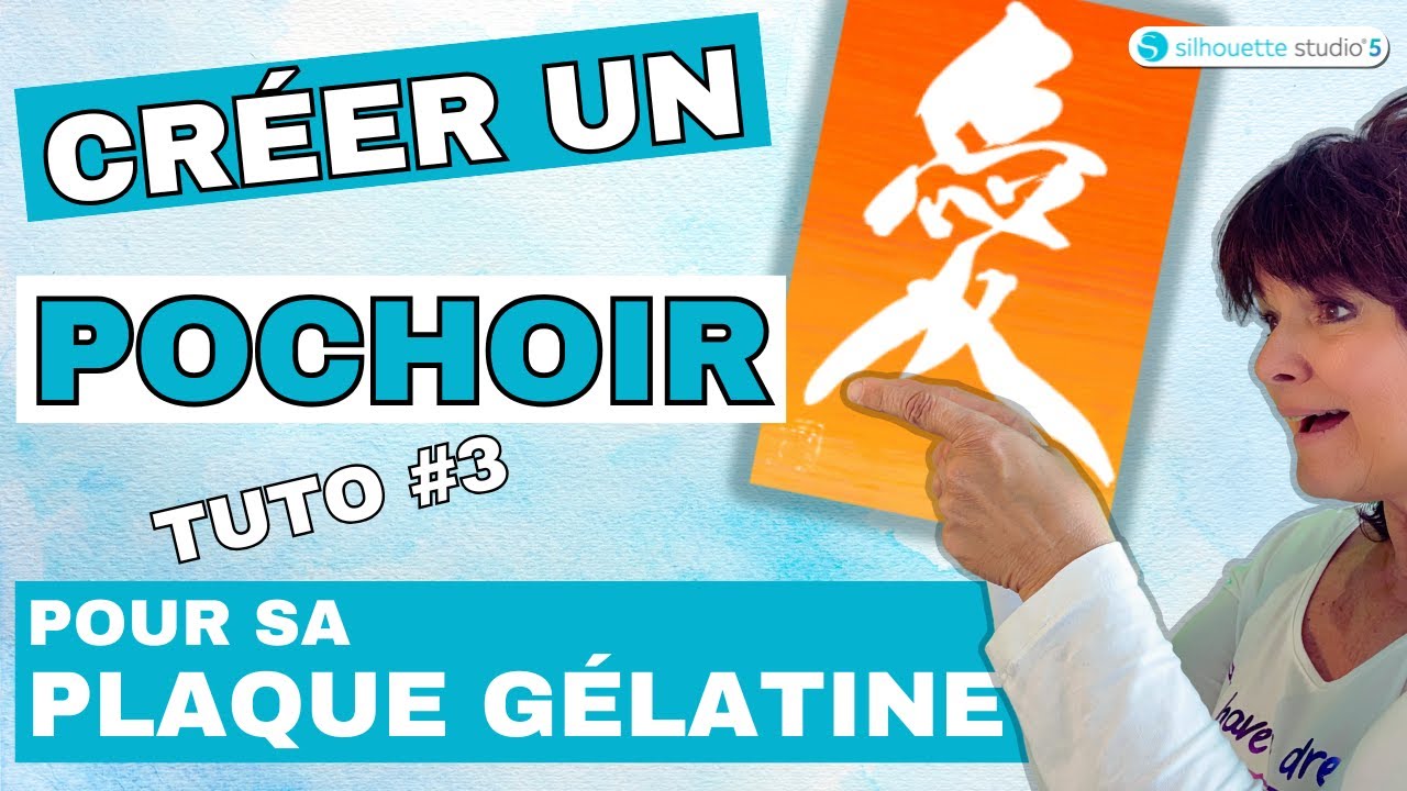 CRÉER un POCHOIR pour ses IMPRESSIONS GEL PLATE