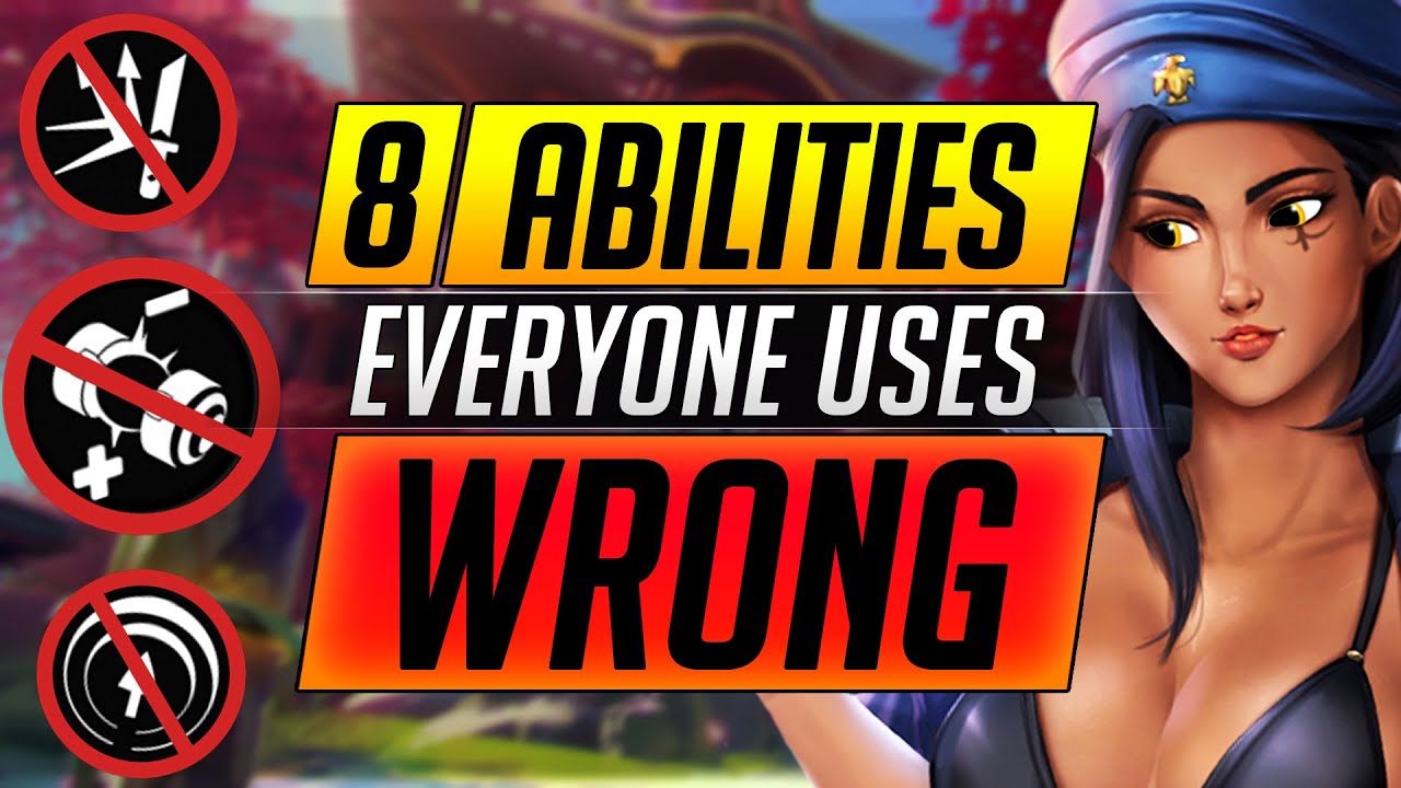 The 8 Abilities Everyone Uses WRONG - Grandmaster Tips & Tricks - Overwatch Pro Meta Guide