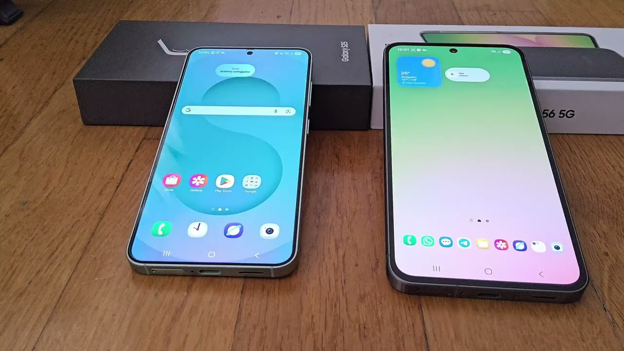 Samsung S25 vs Samsung A56
