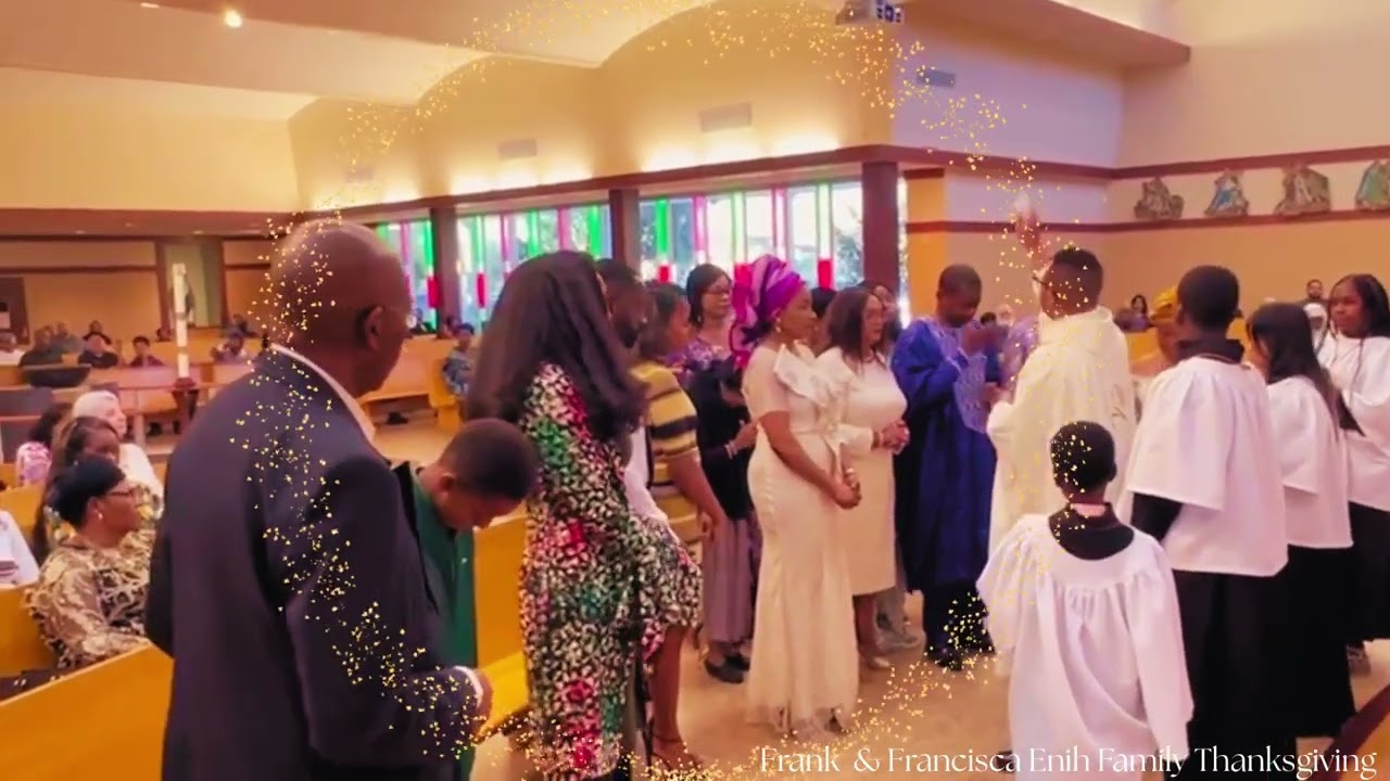Frank & Francisca Enih- Thanksgiving @ St. Albert of Trapani