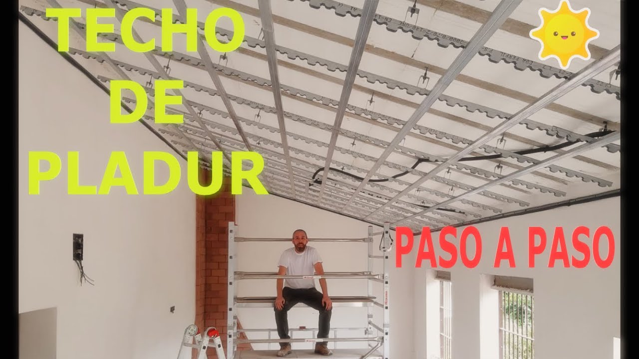 Cómo hacer un TECHO de #Pladur paso a paso 📝🏠 - #Drywall, #Durlock, #Tablaroca 👷‍♂️