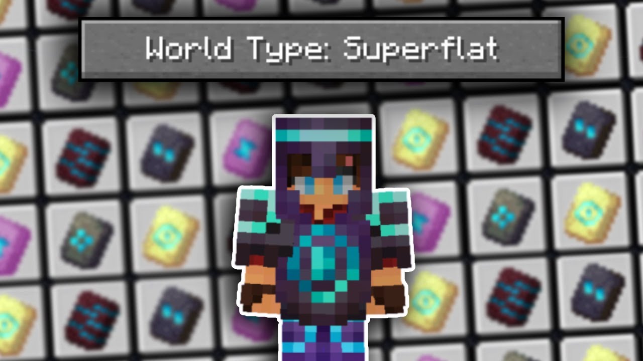 I Collected EVERY Armor Trim in Superflat Minecraft