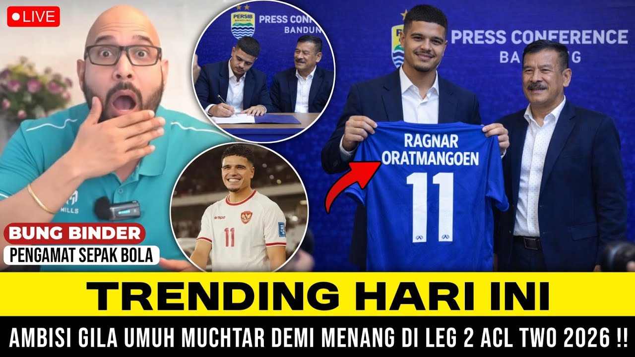 TEPAT TANGGAL 15 FEBRUARI‼️PERSIB BANDUNG RESMIKAN RAGNAR ORATMANGOEN-AMBISI LOLOS 16 BESAR ACL TWO!