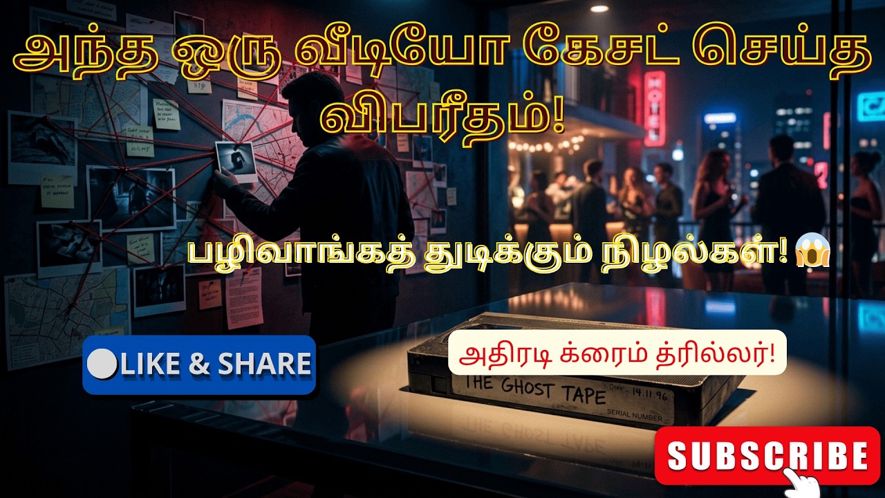 One video cassette... Many murders! 😱 A film of revenge! |Crime thriller |Tamil Audio Book