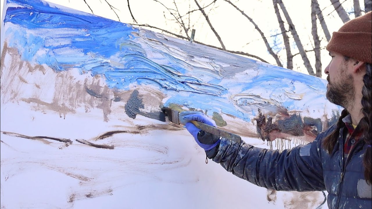 Plein Air Painting: Turner Vinson - Early Spring - Montana