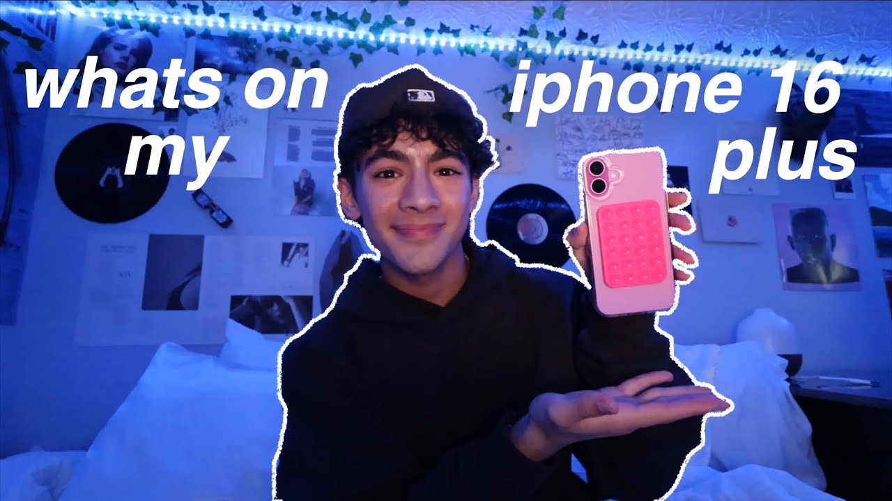 ЧТО НА МОЕМ IPHONE 16 PLUS *розового* 🌸