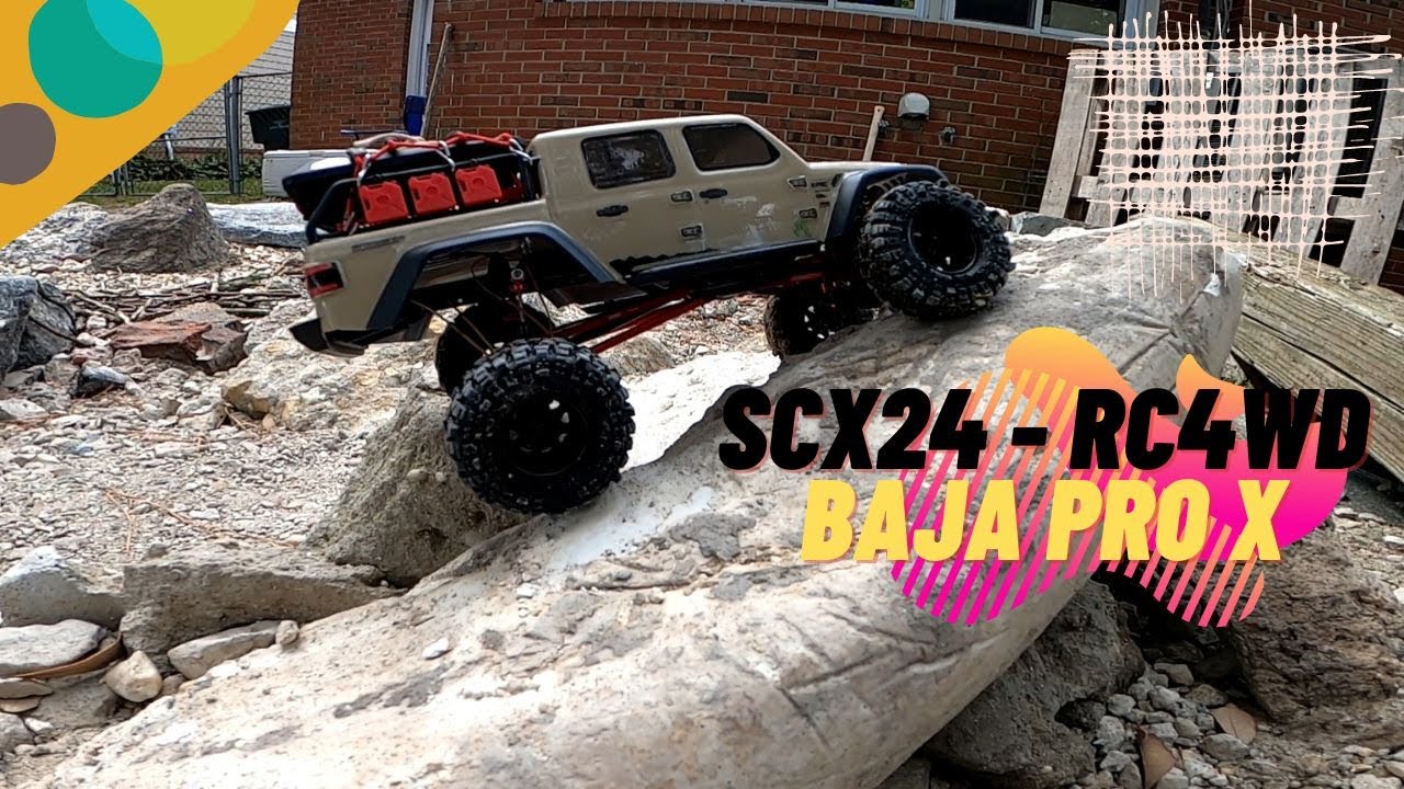 AXIAL Scx24 - Gladiator - Mickey Thompson Baja Pro X - RC4wd - Backyard Course