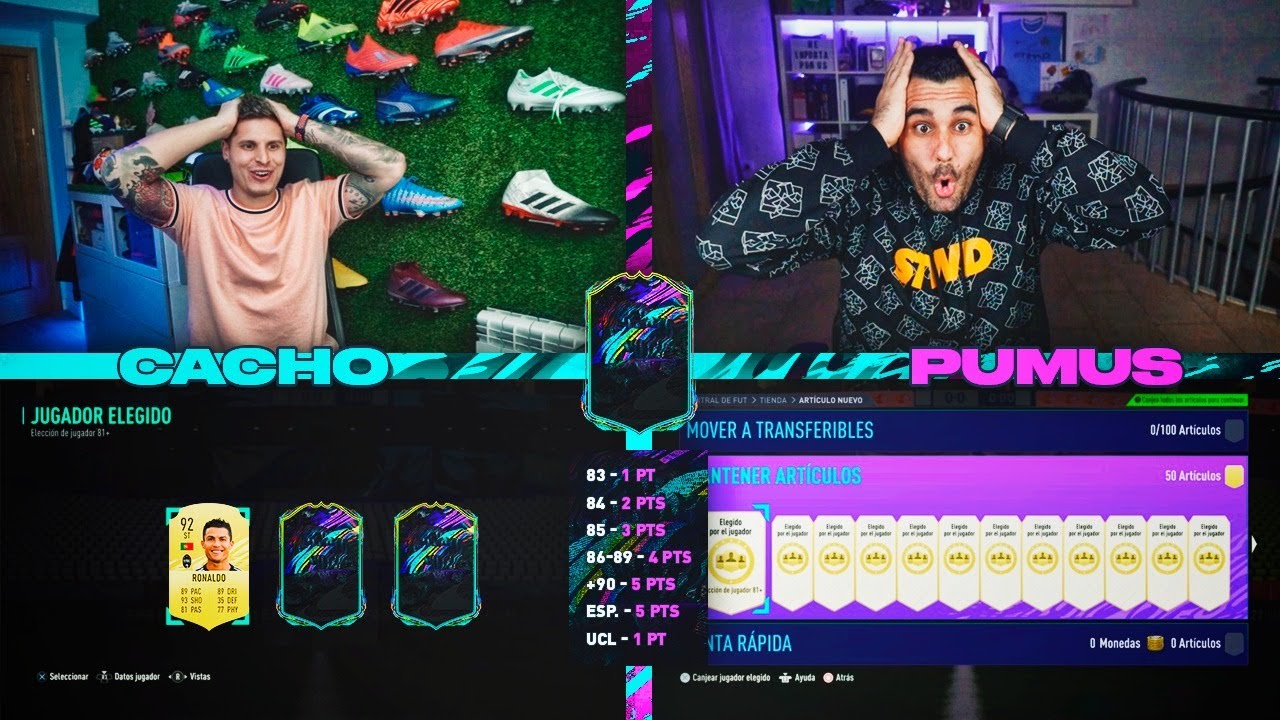 CRISTIANO RONALDO Y MUCHOS FUTURE STAR EN LA BATALLA DE MEJORAS!! | FIFA 21