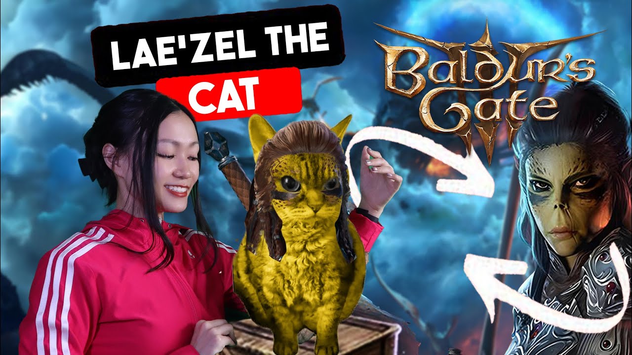 Baldur's Gate 3 BUT with Lae'zel the CAT (Act 1)