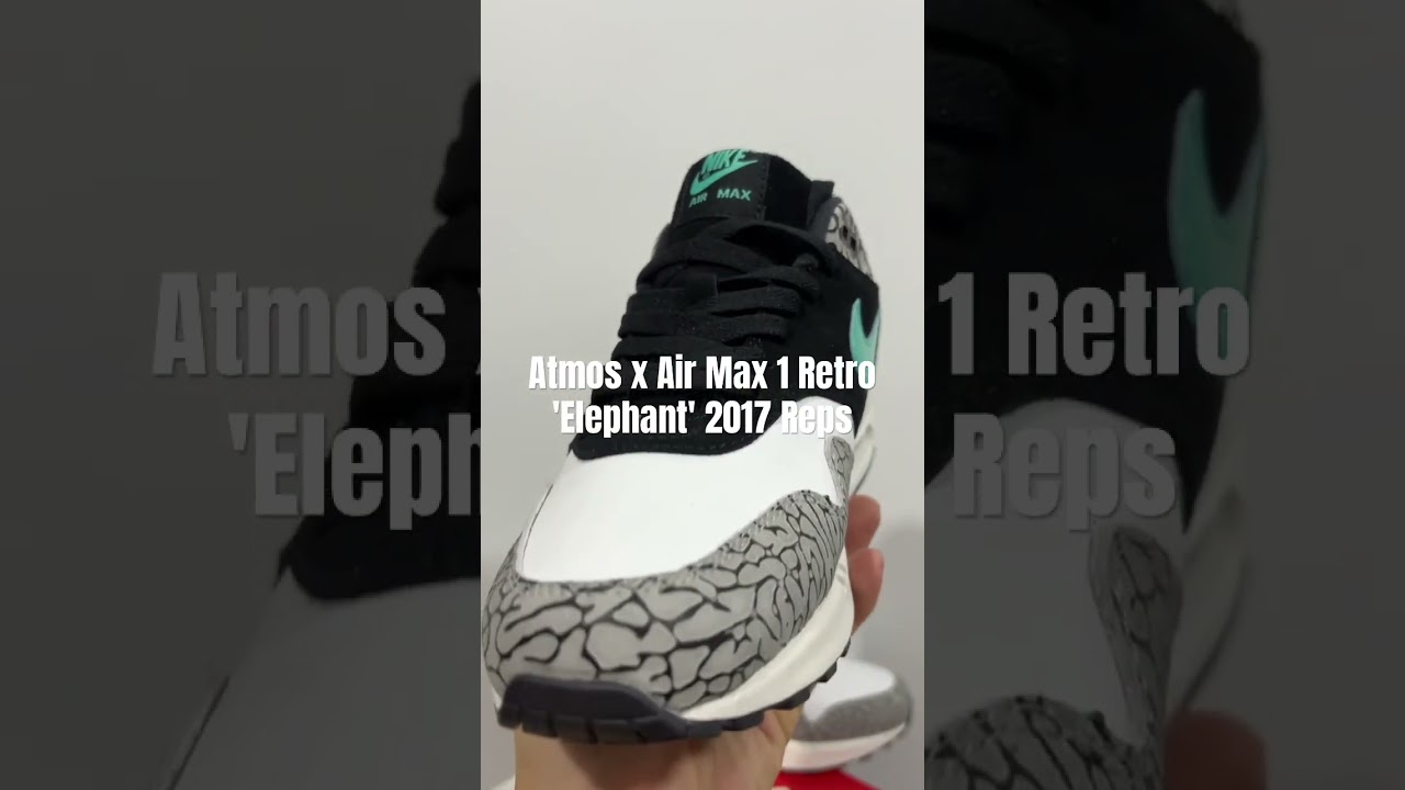 Unboxing Atmos x Air Max 1 Retro 'Elephant' 2017 #cover #music #voiceeffects #song #coversong #sneak