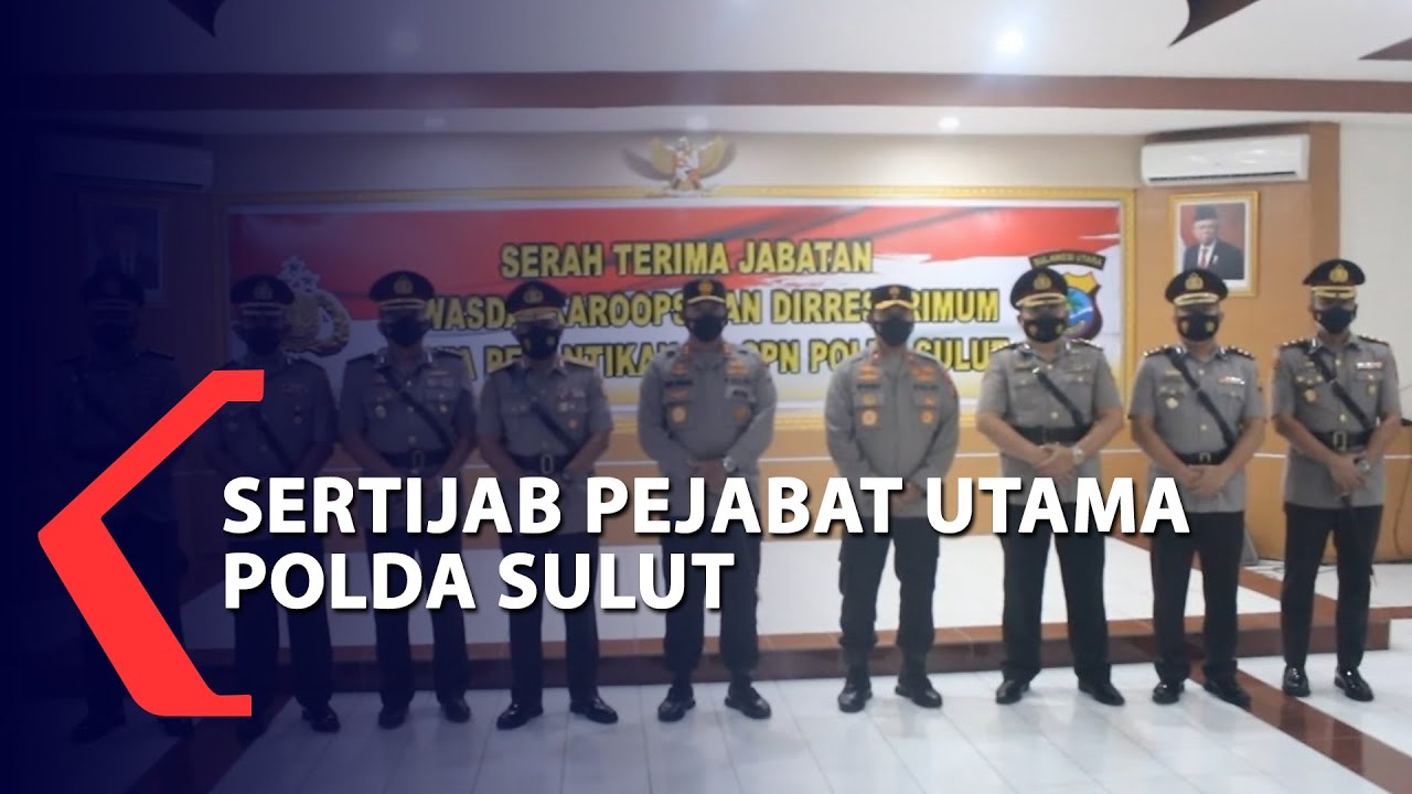 Sertijab Pejabat Utama Polda Sulut