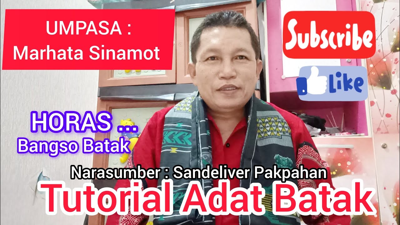 TUTORIAL ADAT BATAK : ANGKA HATA UMPASA DOHOT UMPAMA DI TIKKI MARHATA SINAMOT.