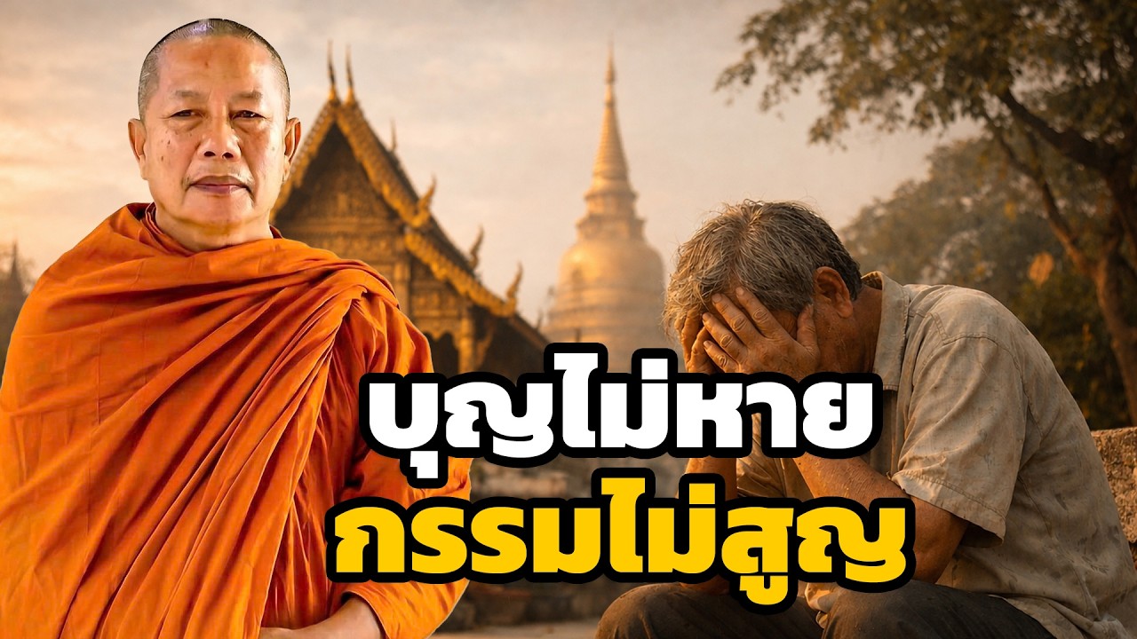 บุญที่สะสม  กรรมที่กระทำ ไม่มีวันสูญหาย ธรรมะคลายทุกข์ พระมหาบุญช่วย ปัญญาวชิโร 5