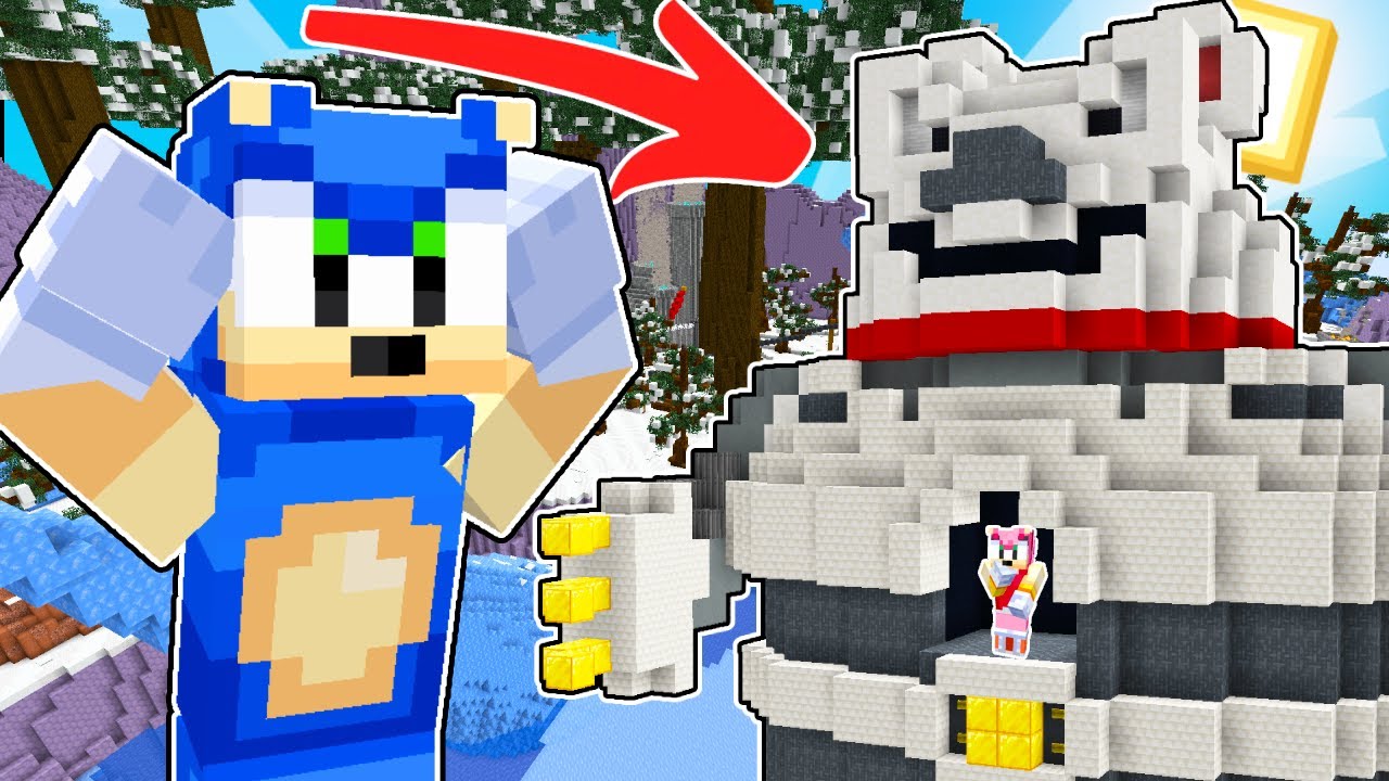 Sonic's Family TRAPPED By Eggman!🐻‍❄️❄️Minecraft Sonic The Hedgehog 3 [178]