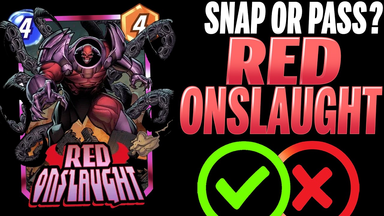 RED ONSLAUGHT 💀💢 Детали и механика | Snap or Pass | Marvel Snap