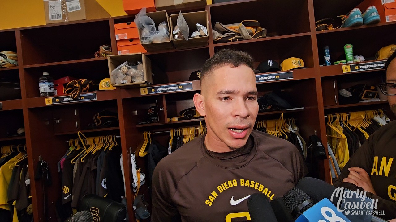 Freddy Fermin on prep for Padres starting role, catching Nick Pivetta and mentoring Luis Campusano